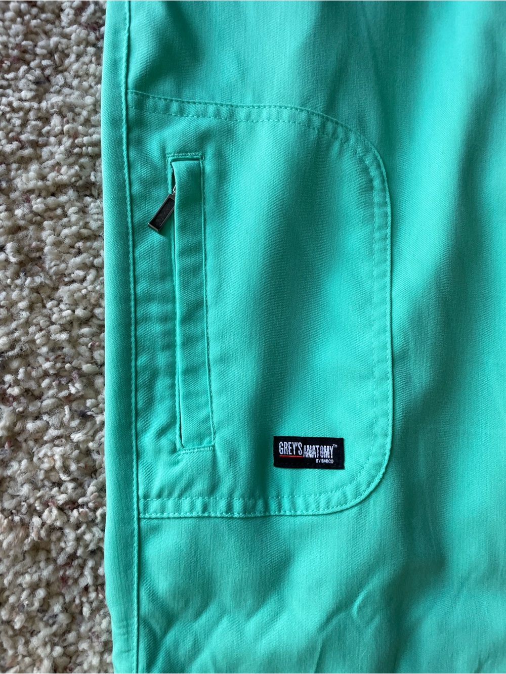 Grey's Anatomy Mint Green V-Neck Scrub Set Size XS - Picture 7 of 13